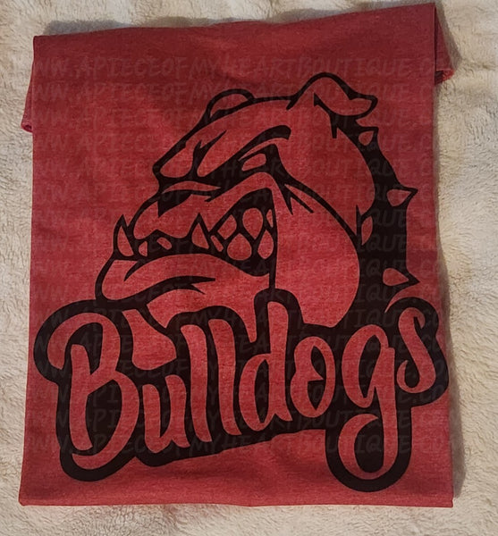 Bulldog Cheer " Bulldogs" design Tshirt